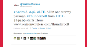 إصدار هاتف Thunderbolt من فيرايزون غداً الخميس