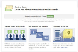 جديد فيس بوك: Facebook Deals