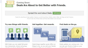 جديد فيس بوك: Facebook Deals