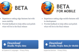 موزيلا تصدر النسخة البيتا من فايرفوكس 5