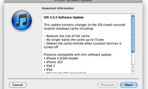 آبل تعالج أخيراً مشكلة “التجسس” بتحديث نظام iOS 4.3.3