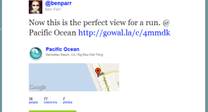 تويتر يدعم إظهار المحتوي لأمازون، Gowalla، Foursquare وغيرها