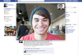 فيسبوك يكشف عن محادثات الفيديو بالتعاون مع سكايب