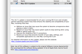 آبل تطلق تحديث نظام OS X Lion 10.7.1