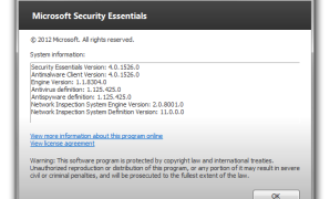 مايكروسوفت تطلق النسخة الجديدة من Microsoft Security Essentials 4.0