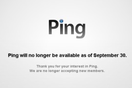 آبل تغلق خدمة Ping بنهاية شهر سبتمبر